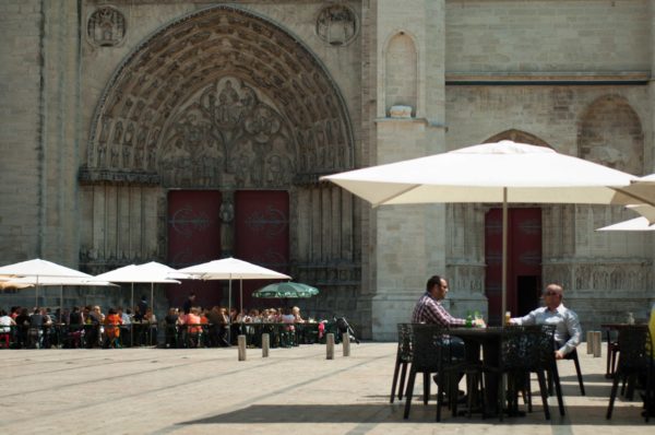 Drink a Thomas Becket beer in front of the cathedral